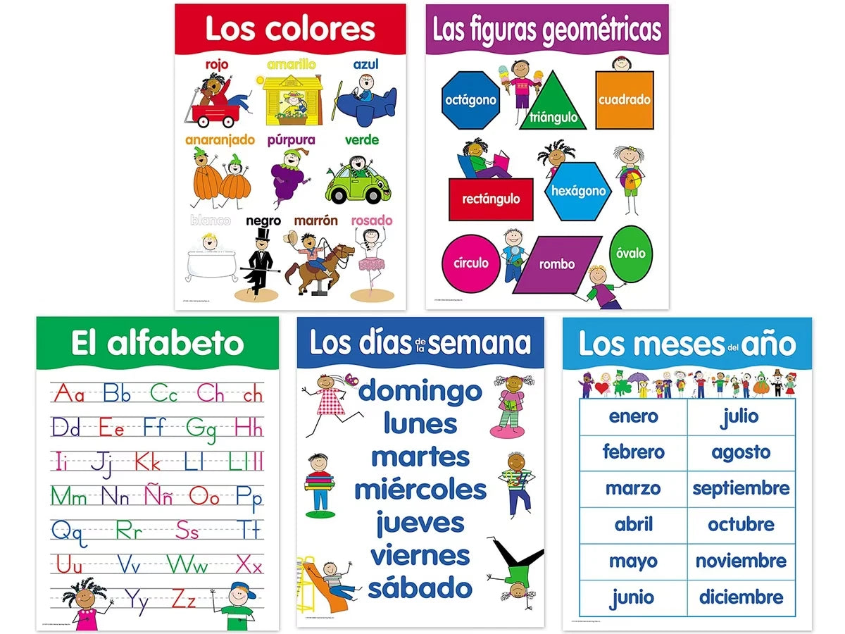 Spanish Essentials Poster Pack - US 6528