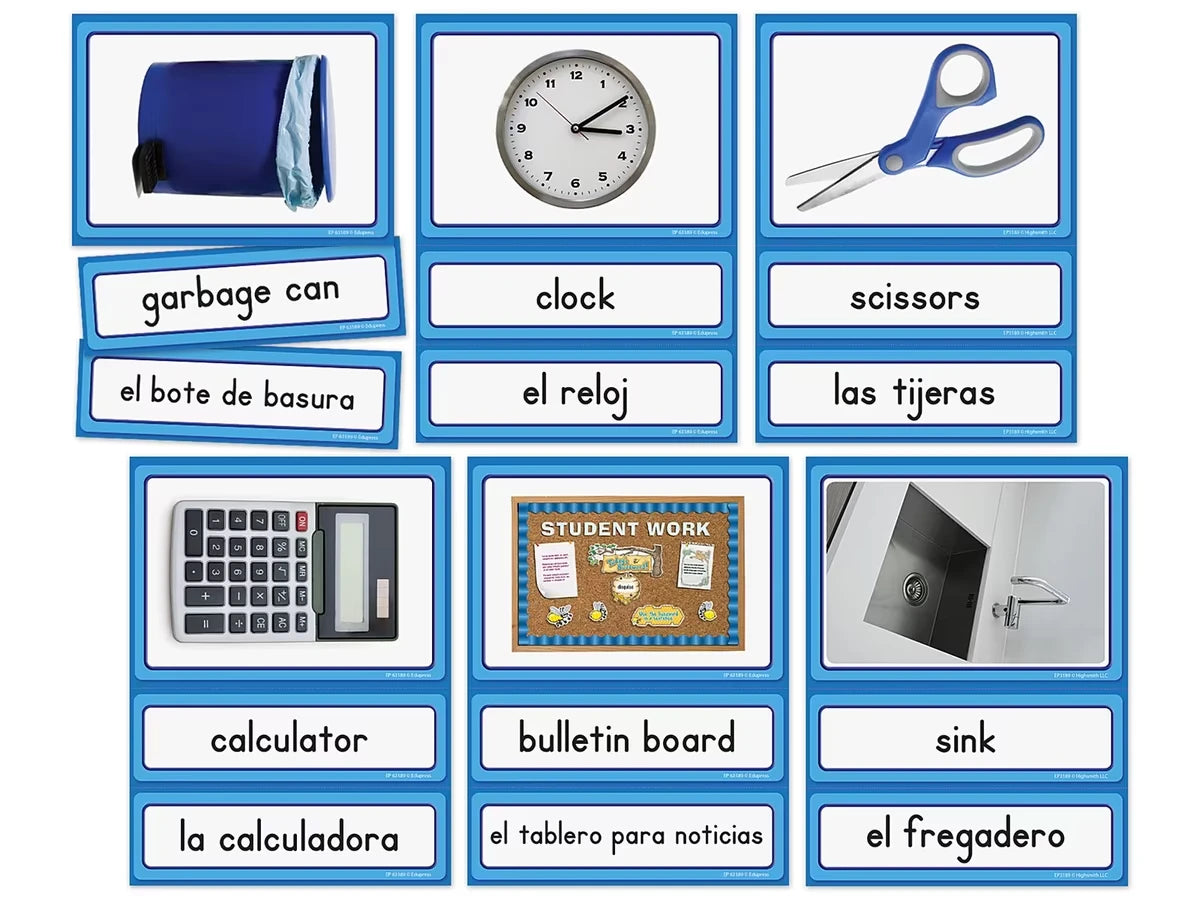 Spanish and English Classroom Labels - US 2265