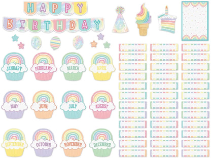 Pastel Pop Birthday Bulletin Board Set - US 6355