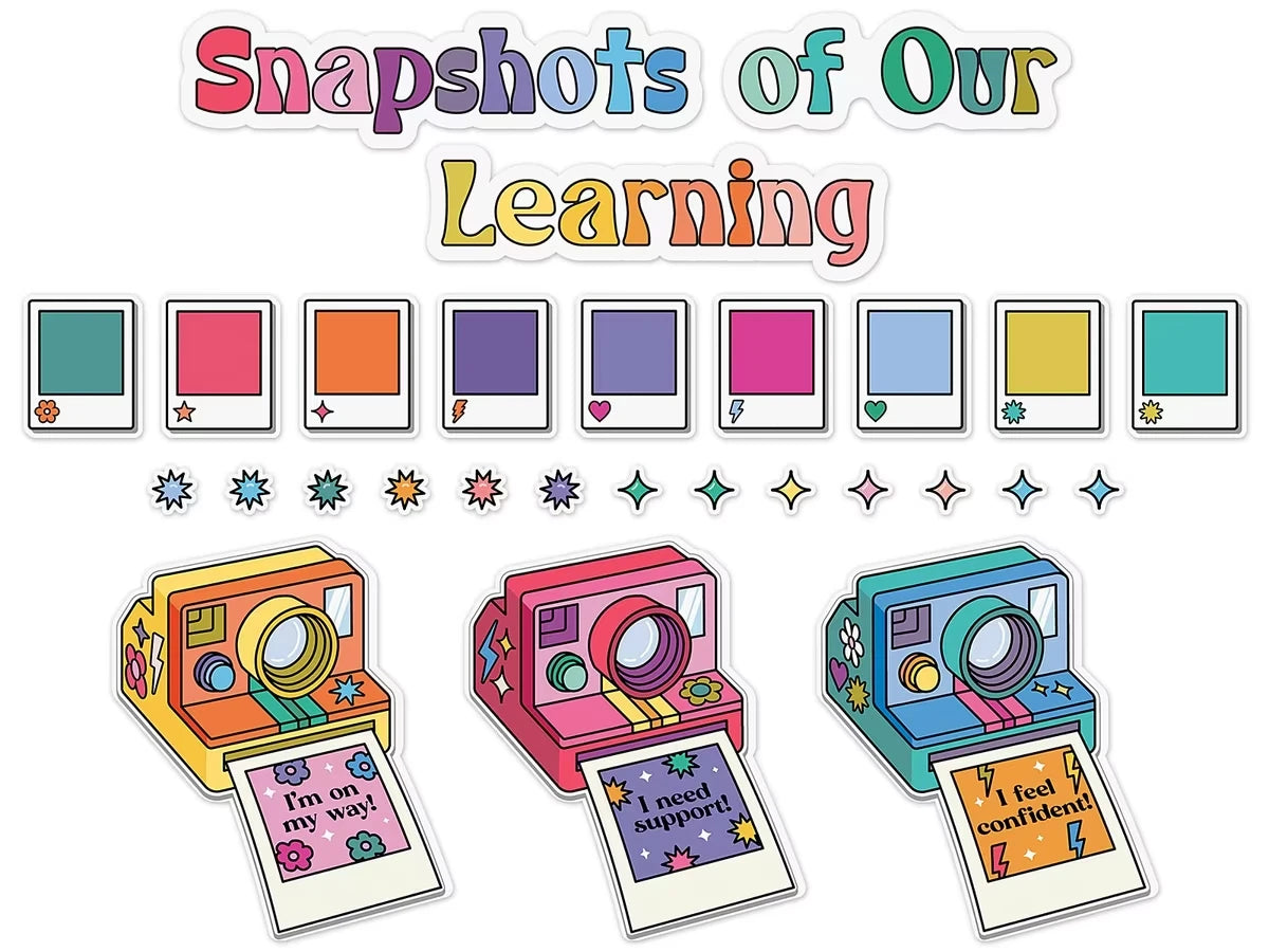 Retro Remix Snapshots of Our Learning Bulletin Board Set - US 8539