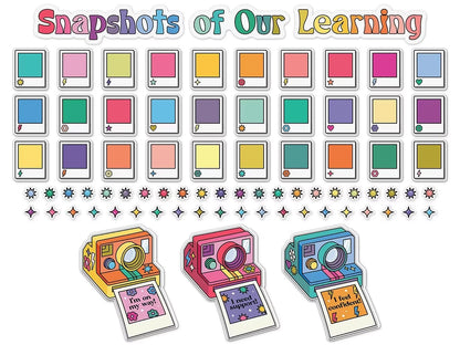 Retro Remix Snapshots of Our Learning Bulletin Board Set - US 8539