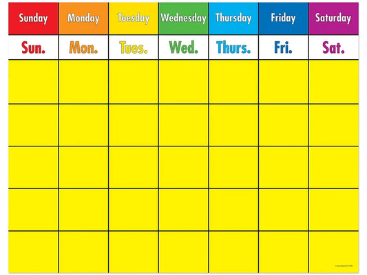 Write & Wipe Classroom Calendar - US 3987