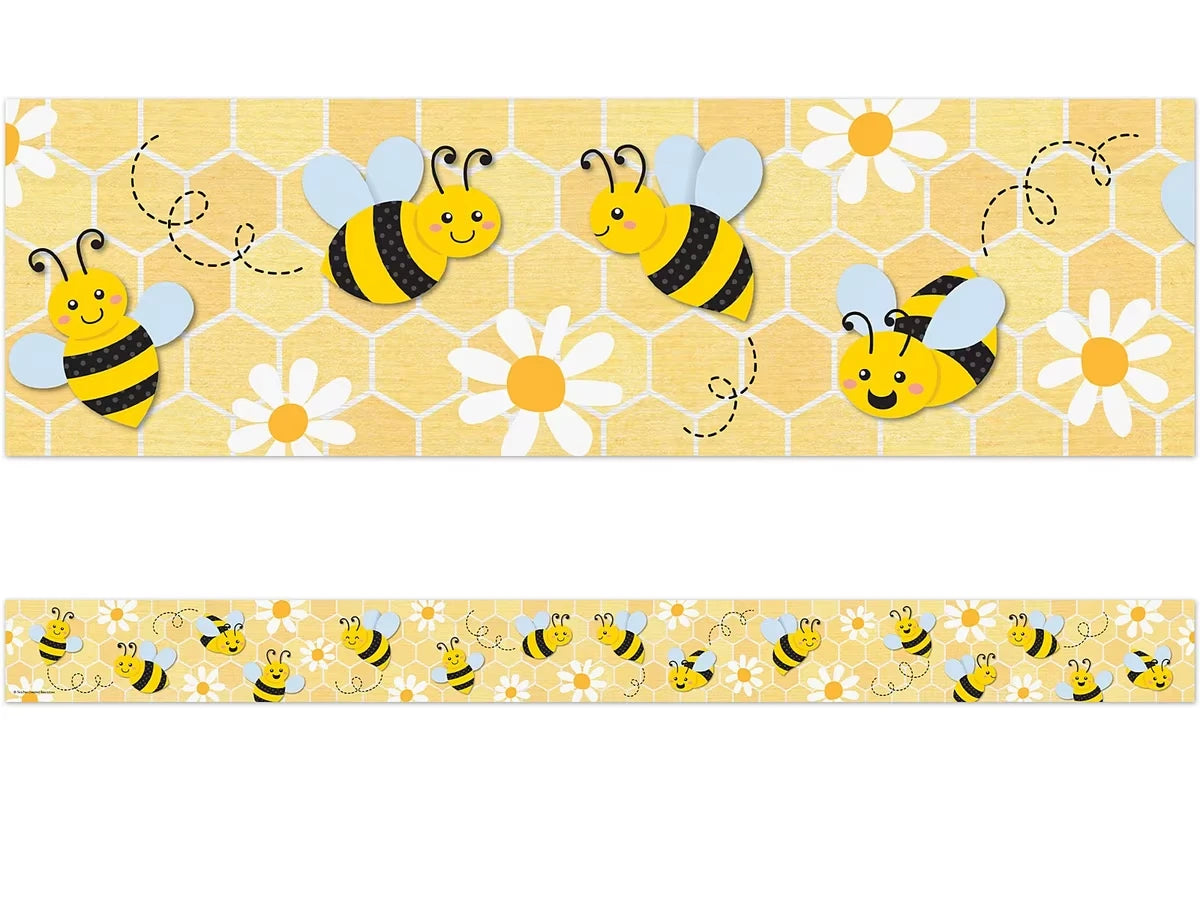 Buzzing Bees Border - US 2935