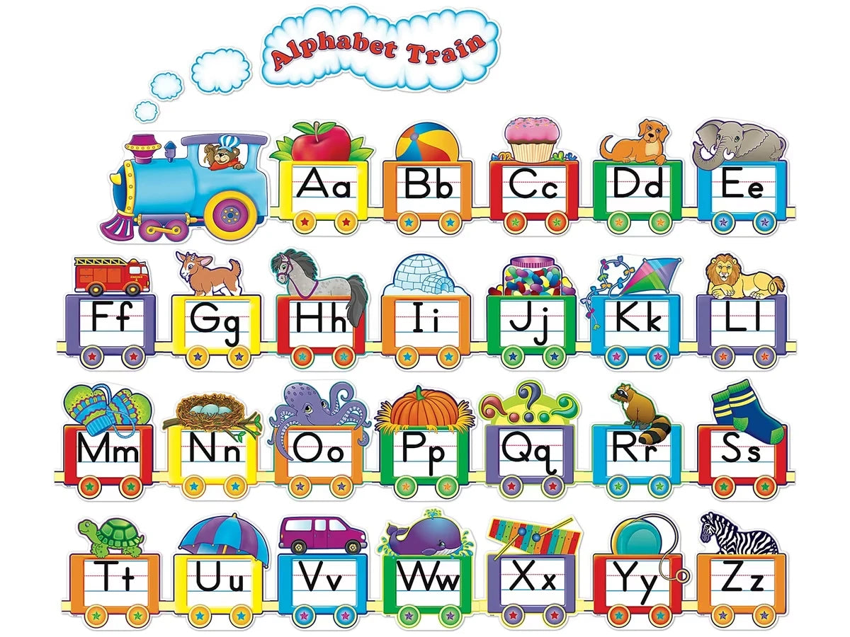 Alphabet Train Bulletin Board Set - US 1655