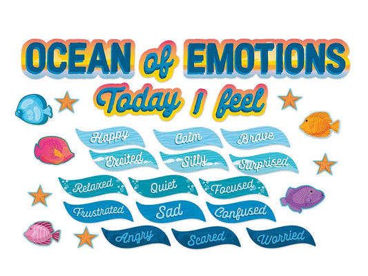 Seas the Day Ocean of Emotions Bulletin Board Set - US 2740