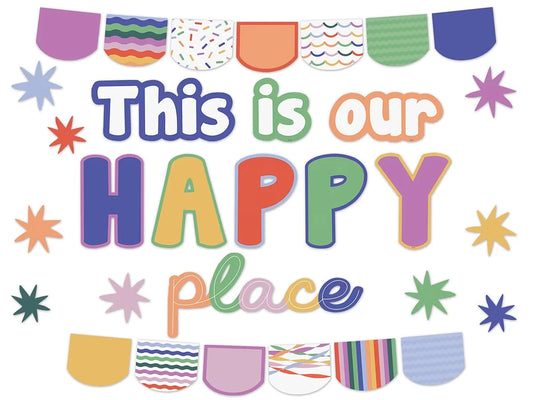 Color Crush Our Happy Place Bulletin Board Set - US 4191