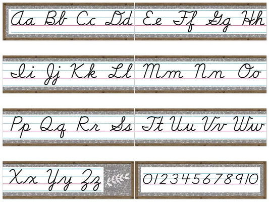 Home Sweet Classroom Cursive Bulletin Board Set - US 4224