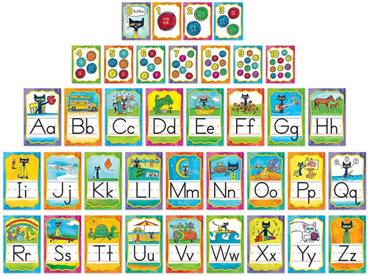 Pete the Cat® Alphabet Card Bulletin Board Set - US 8298