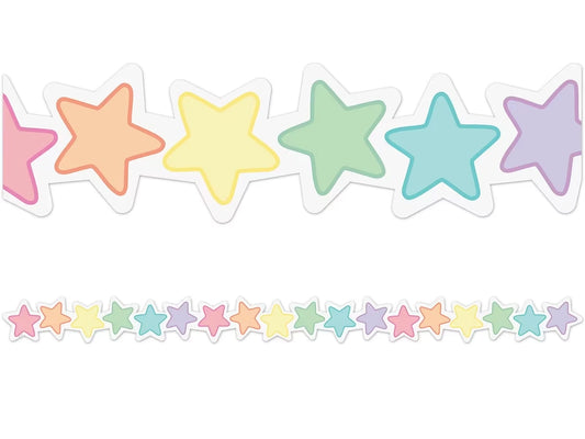 Pastel Pop Star Border - US 4747