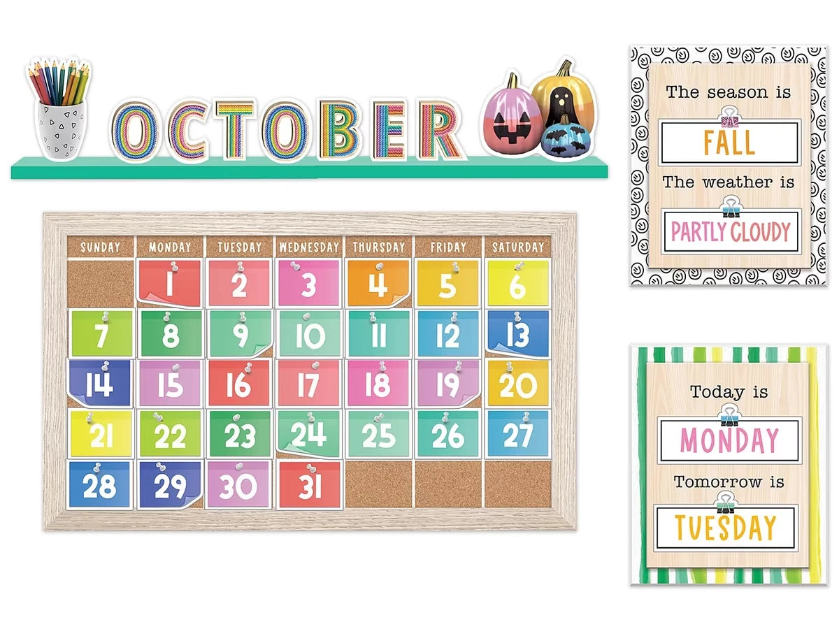 Creatively Inspired Calendar Bulletin Board Set - US 4095