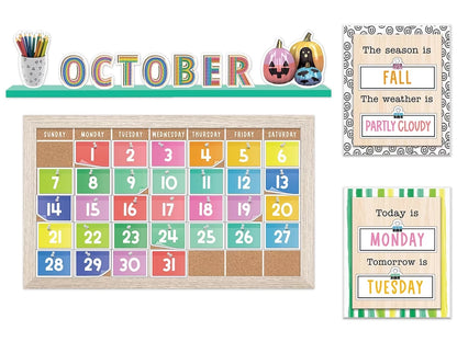 Creatively Inspired Calendar Bulletin Board Set - US 4095