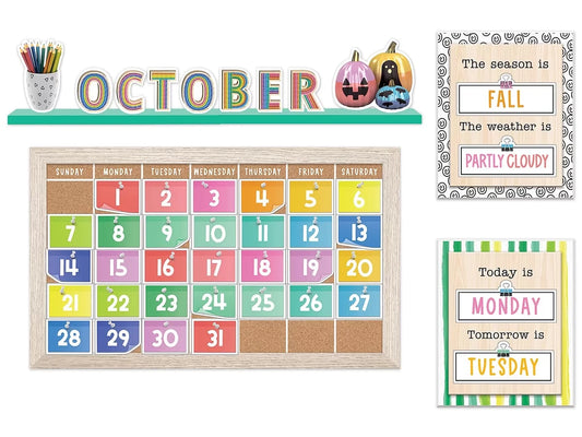 Creatively Inspired Calendar Bulletin Board Set - US 4095