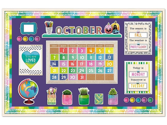Creatively Inspired Watercolor Chevron Border - US 8962