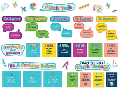 Math Talk Bulletin Board Set - US 5486