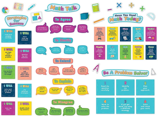 Math Talk Bulletin Board Set - US 5486