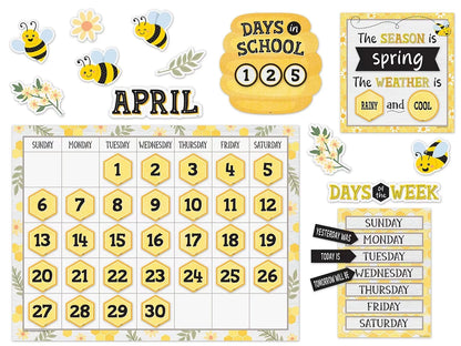Buzzing Bees Calendar Bulletin Board Set - US 3550