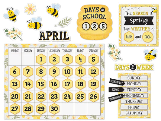 Buzzing Bees Calendar Bulletin Board Set - US 3550