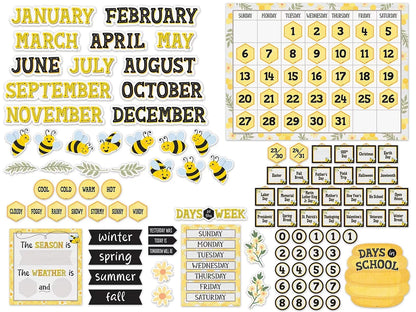 Buzzing Bees Calendar Bulletin Board Set - US 3550
