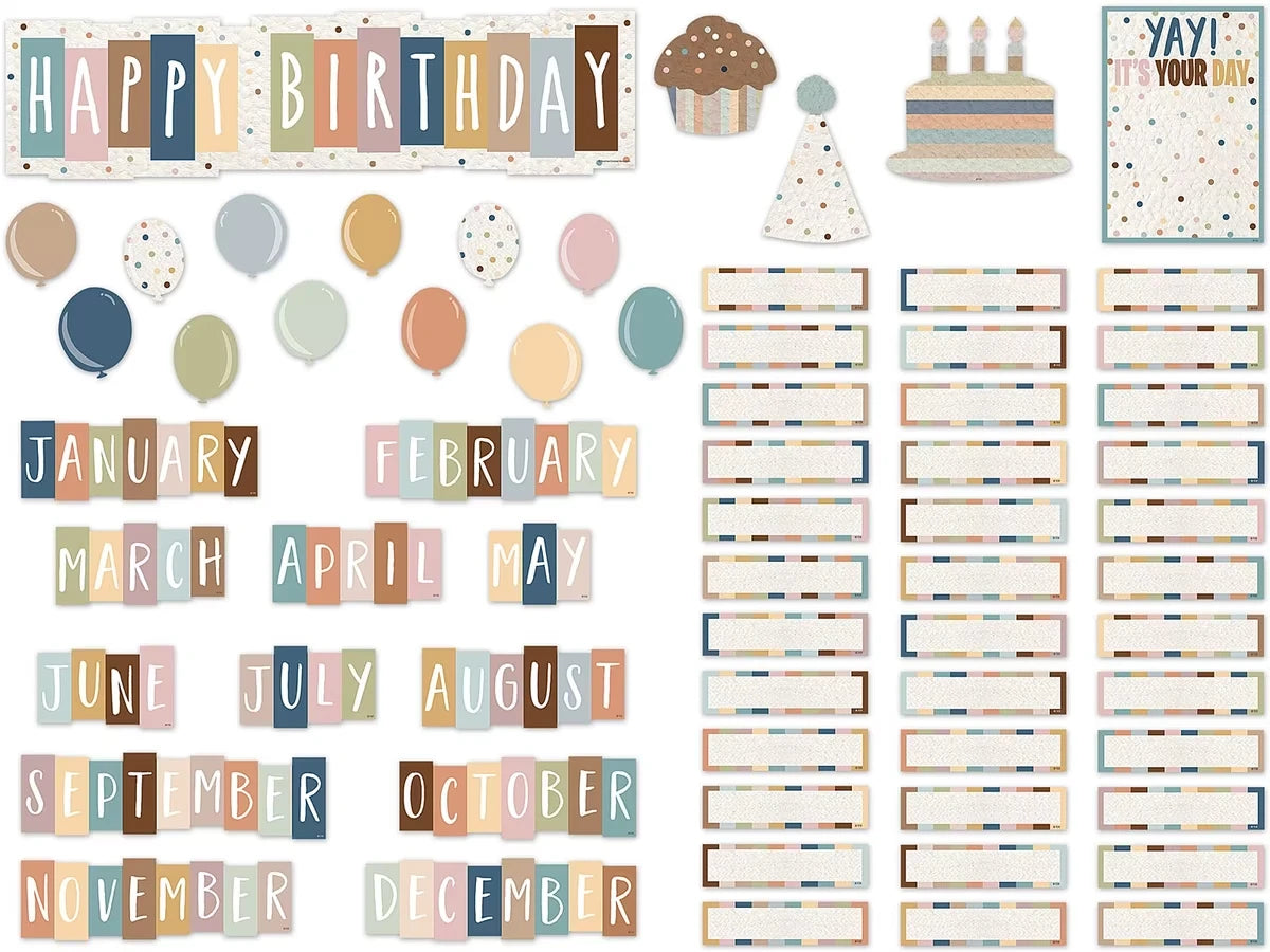 Everyone Is Welcome Birthday Bulletin Board Set - US 9058