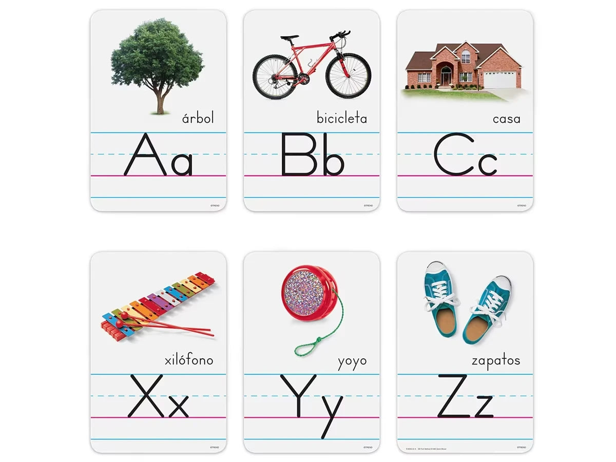 Spanish Alphabet Card Bulletin Board Set - US 6280