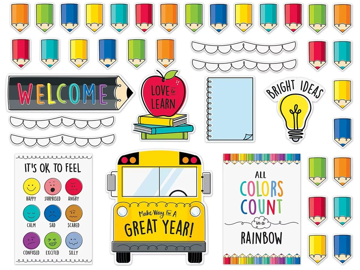 Ready for School Welcome Bulletin Board Set - US 7831