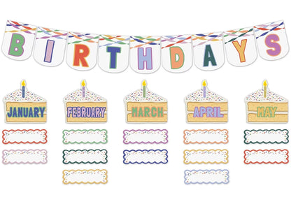 Color Crush Birthday Bulletin Board Set - US 6547