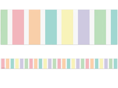 Pastel Pop Striped Border - US 6617