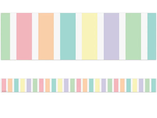 Pastel Pop Striped Border - US 6617