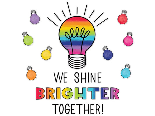 Light Bulb Moments Motivational Bulletin Board Set - US 4942