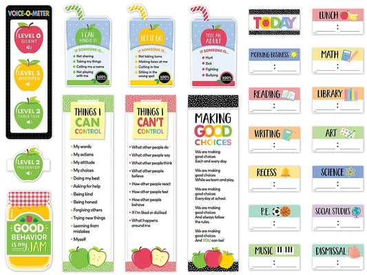 Apple Time Behavior Management Bulletin Board Set - US 1114