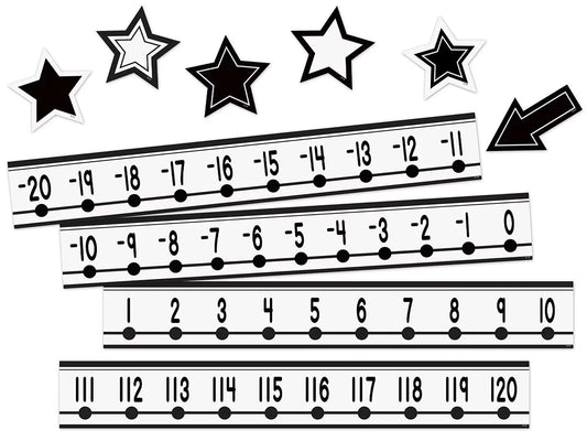 Black-And-White Number Lines - US 1987
