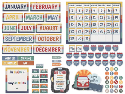 Moving Mountains Calendar Bulletin Board Set - US 8458