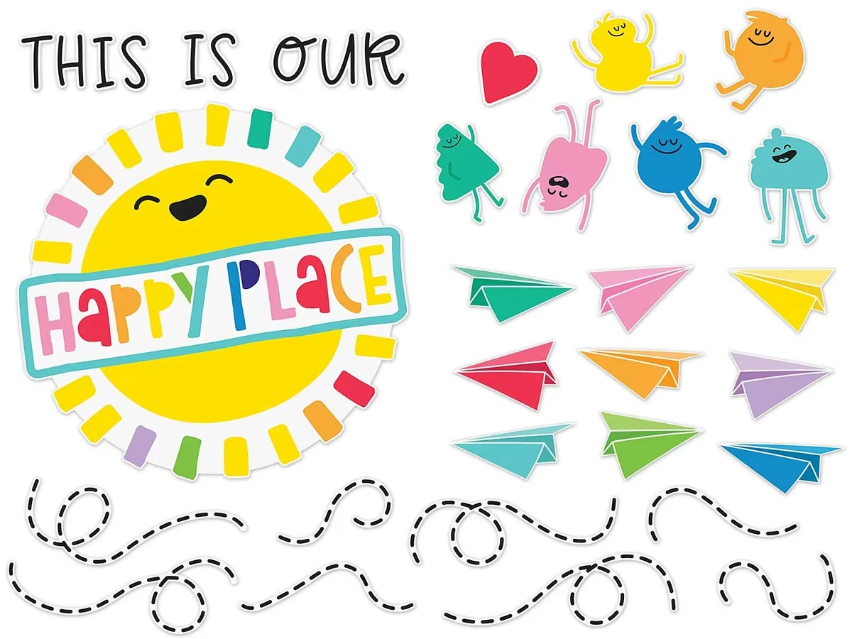 Happy Place Bulletin Board Set - US 2445