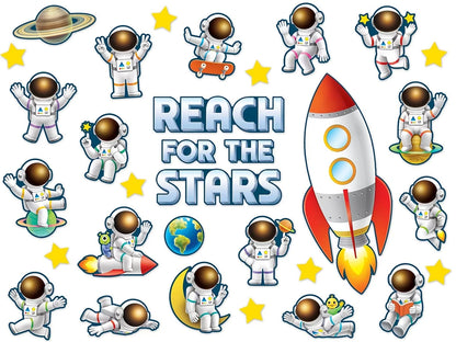 Outer Space Crew Reach for the Stars Bulletin Board Set - US 3199