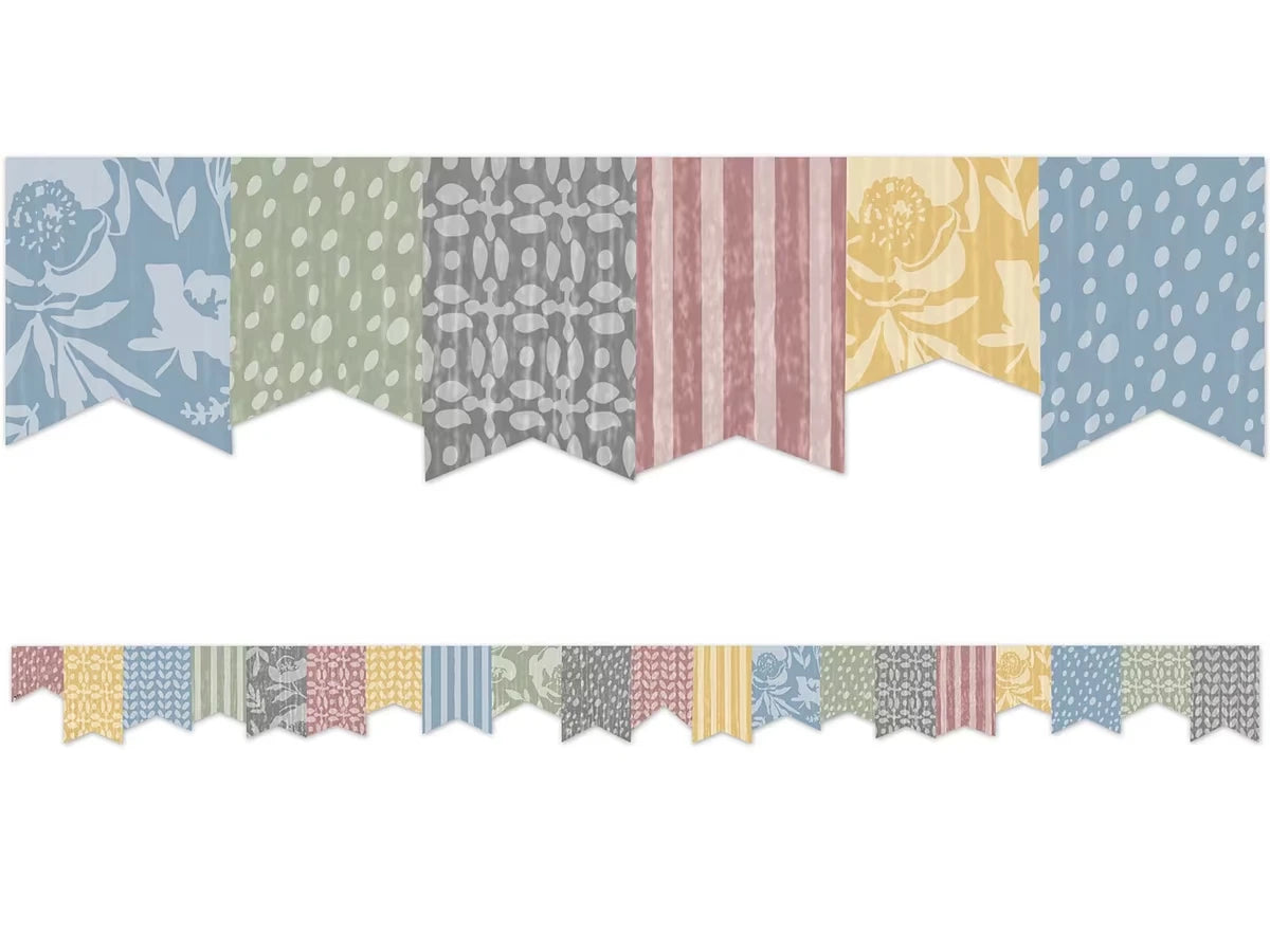 Classroom Cottage Pennants Border - US 4096
