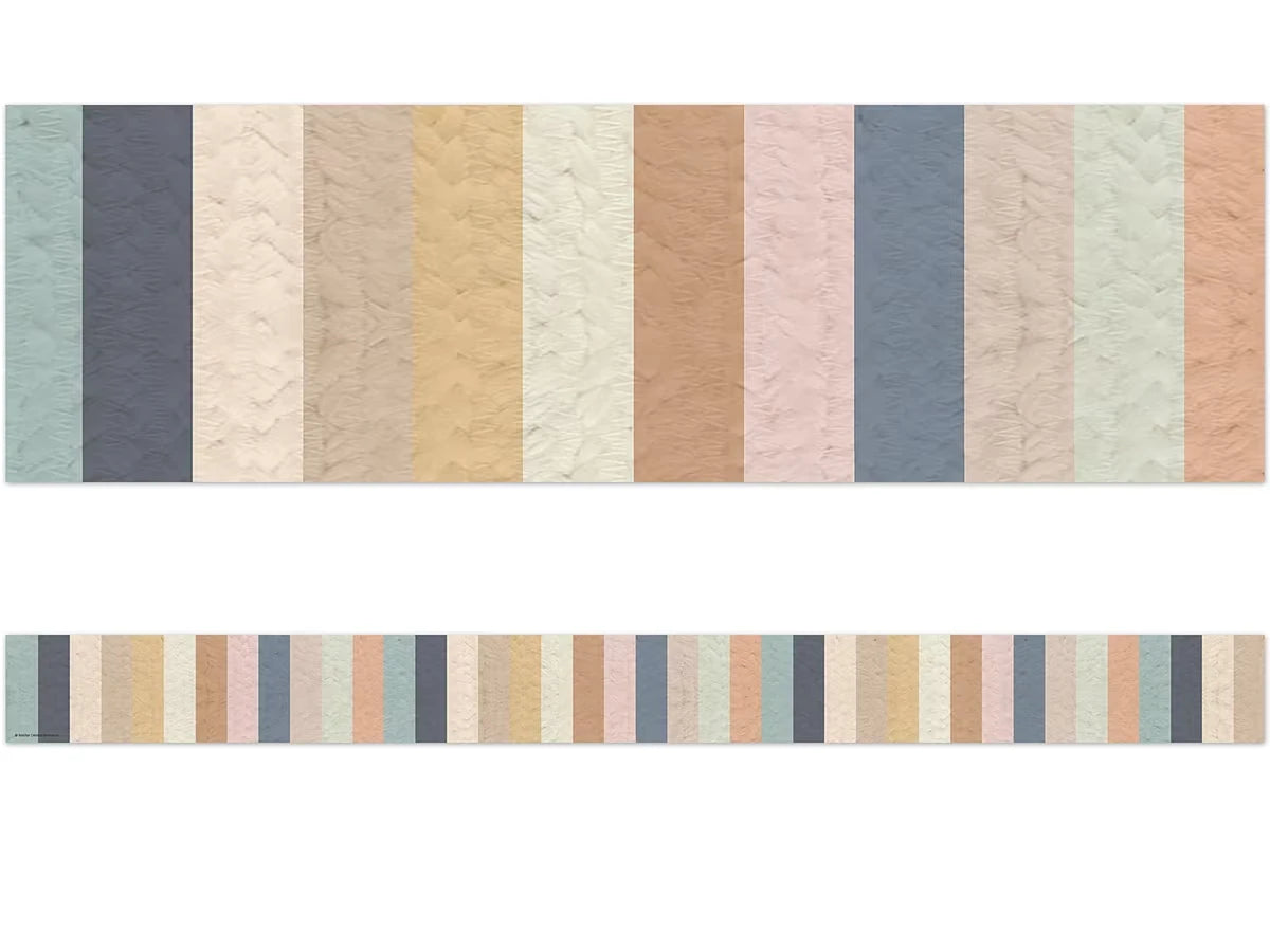Everyone Is Welcome Woven Striped Border - US 3160