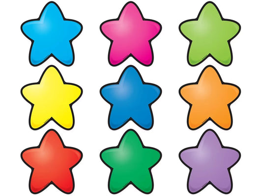 Colorful Star Accents - US 3910