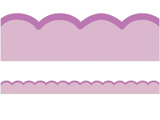 Color Crush Purple Scalloped Border - US 2294