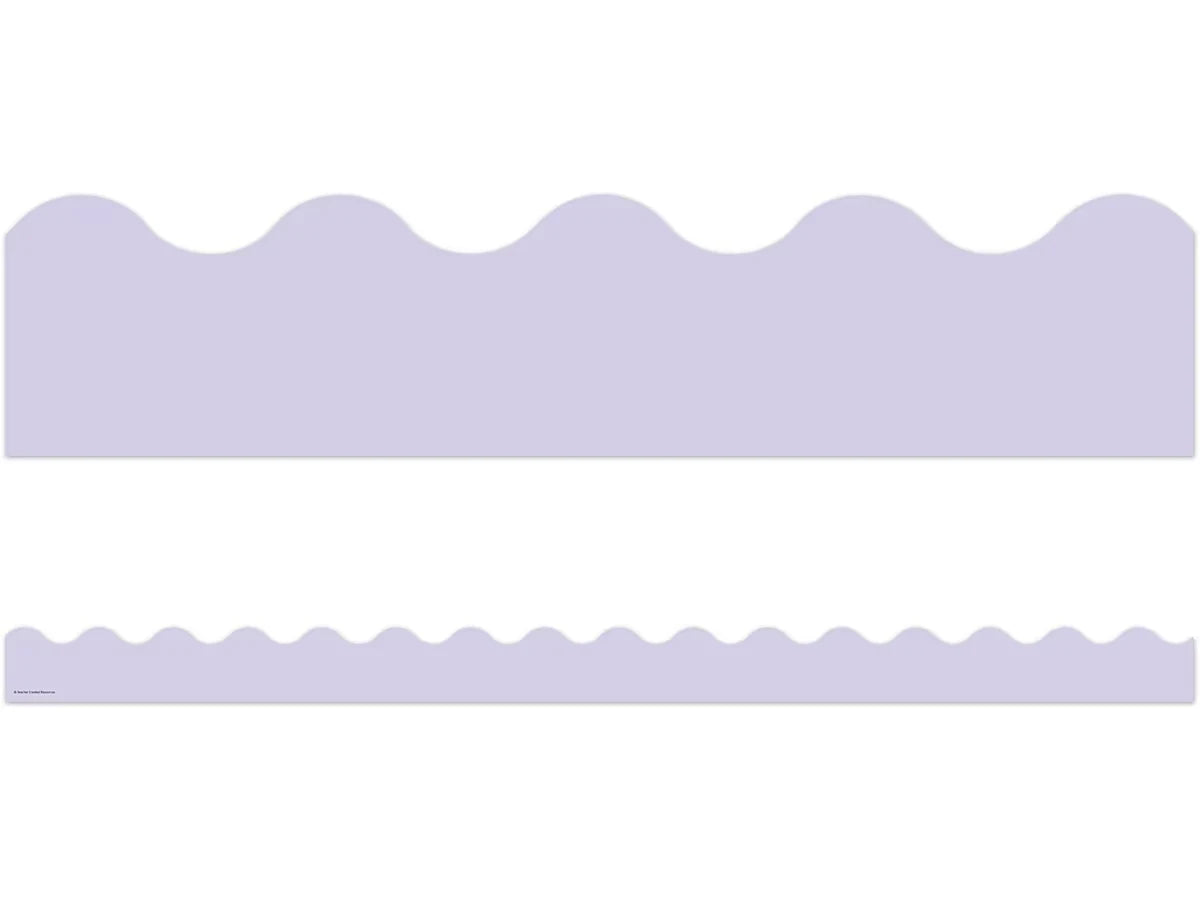 Pastel Pop Lavender Scalloped Border - US 6599