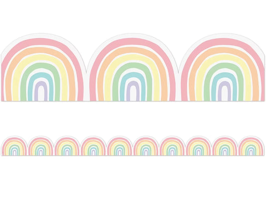 Pastel Pop Rainbow Border - US 3617