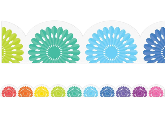 Colorful Fiesta Scalloped Border - US 3074