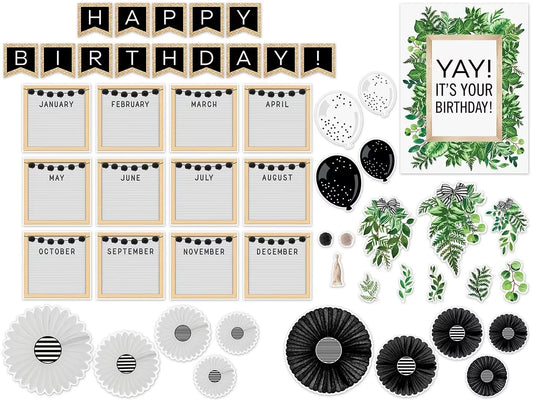 Simply Boho Birthday Bulletin Board Set - US 9162