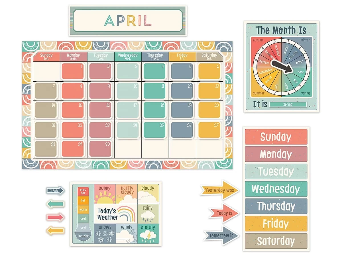 We Belong Calendar Bulletin Board Set - US 2582