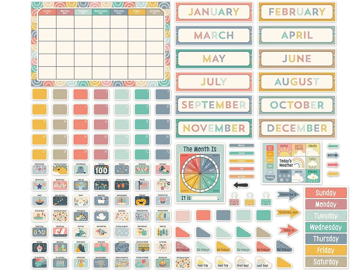 We Belong Calendar Bulletin Board Set - US 2582