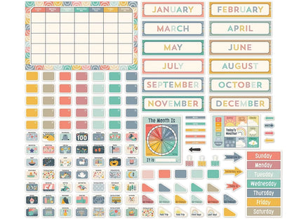 We Belong Calendar Bulletin Board Set - US 2582