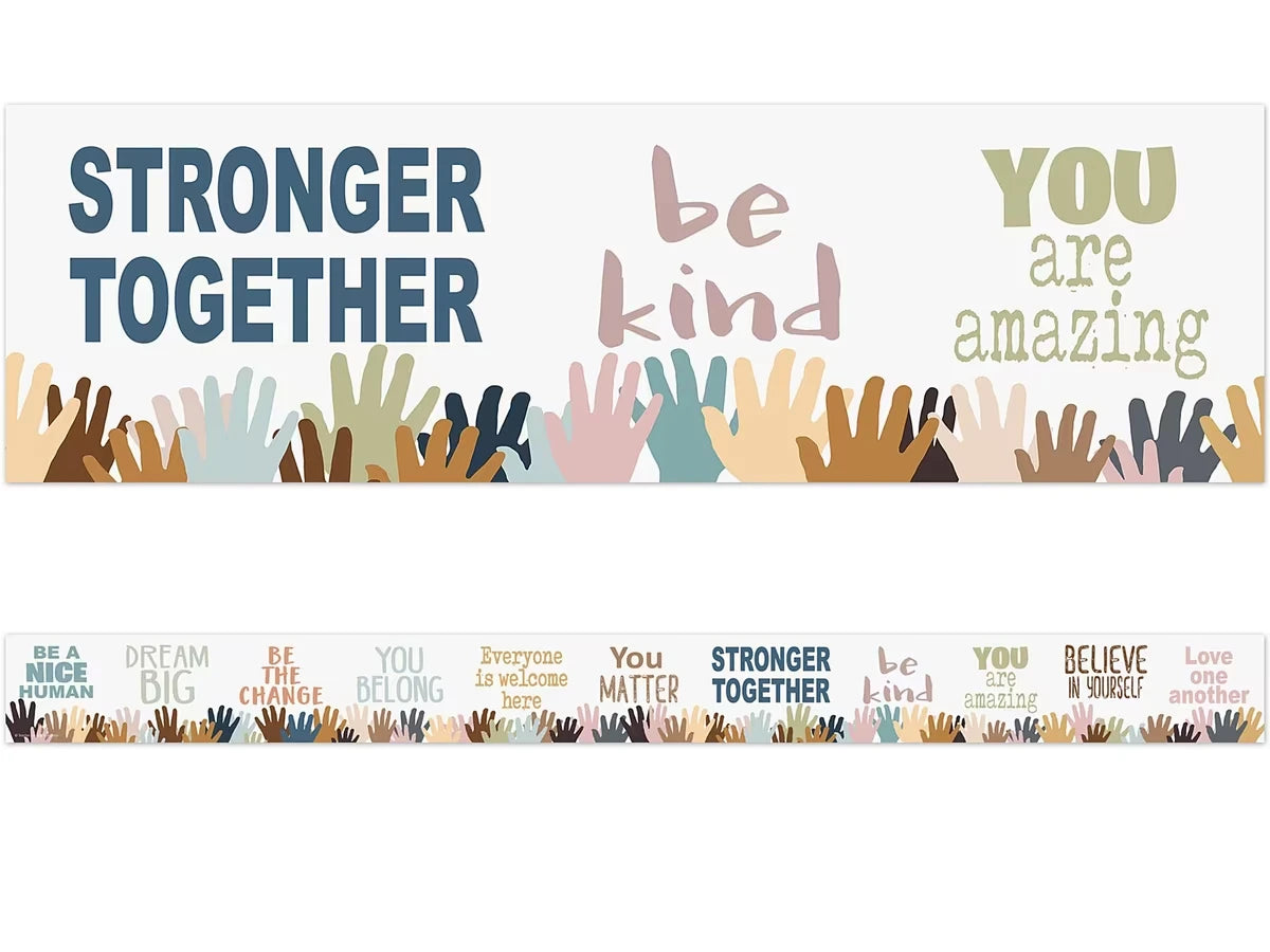 Everyone Is Welcome Motivational Border - US 2798