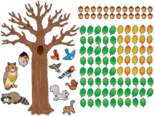 Big Tree & Animals Bulletin Board Set - US 8907