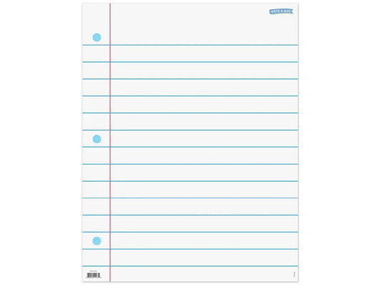 Write & Wipe Notebook Page Poster - US 4351