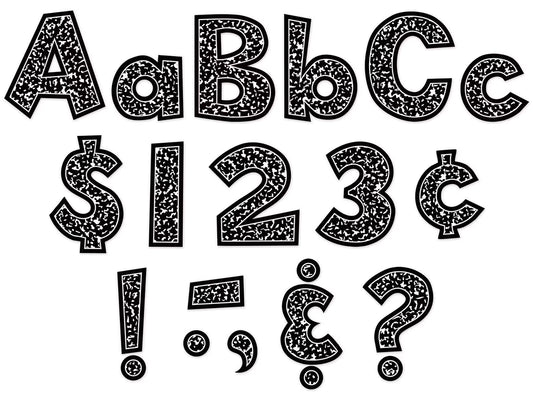 Cool for School 4" Punch-Out Letters - US 6405