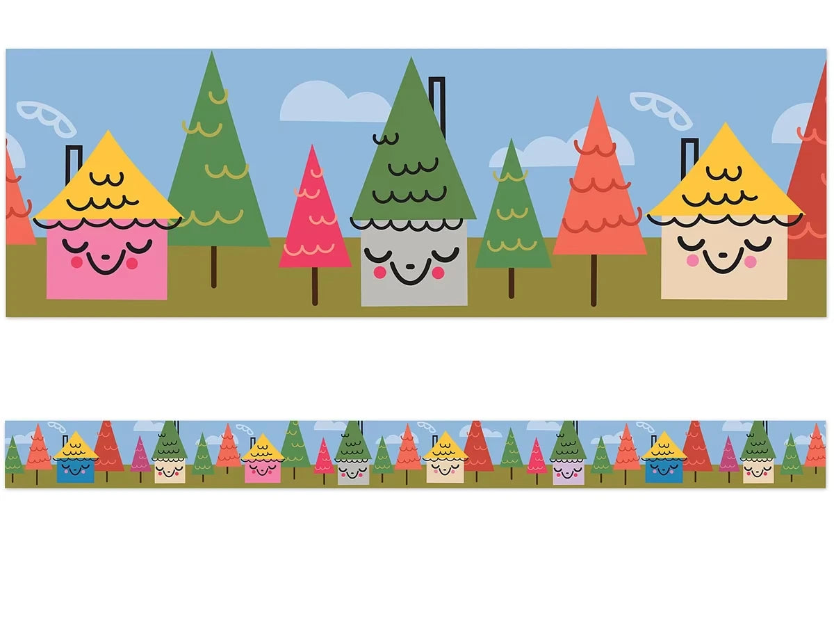 Fairy Tale Forest Village Border - US 2697